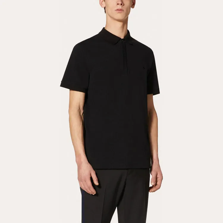 Valentino Polo Shirts Men Black-2