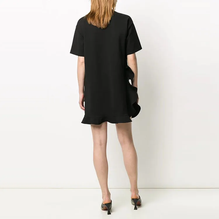 Valentino Short-Sleeved Dresses Women's Black-3