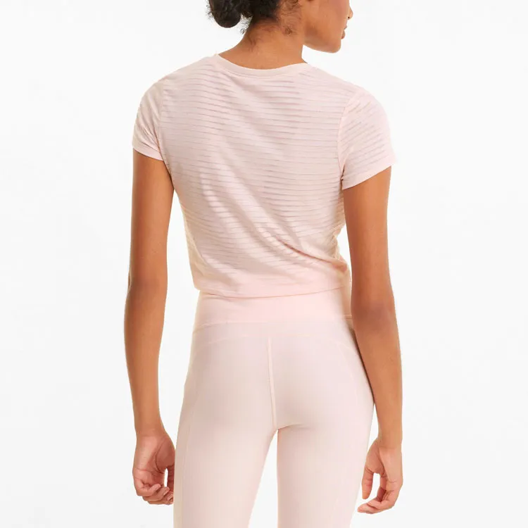 PUMA Crop Tops Women's Light Pink-3