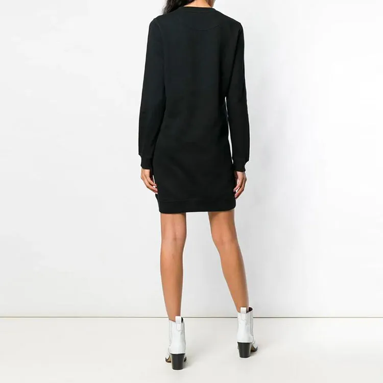KENZO Long Sleeved Dresses Women's Black-2