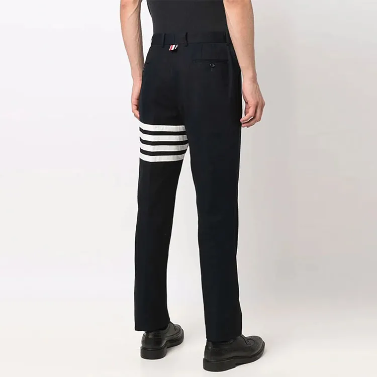 THOM BROWNE 4 Bar Unconstructed Chino Trousers-2
