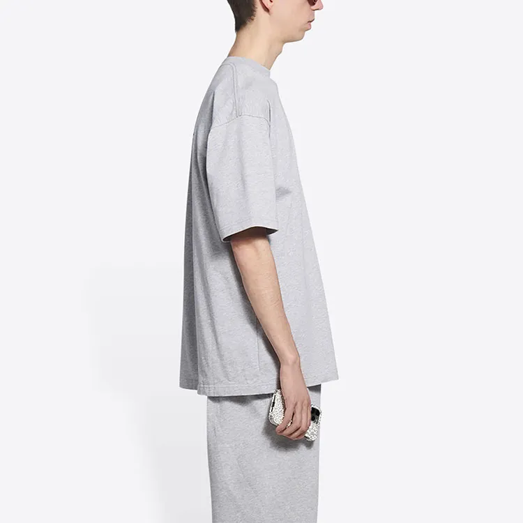 Balenciaga T Shirt Men's Light Gray-5