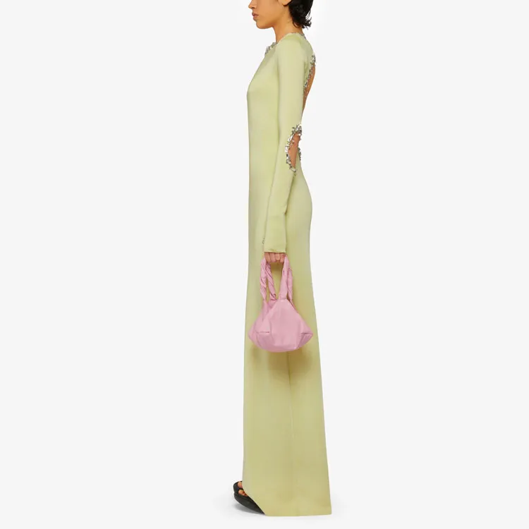 Givenchy Long-Sleeved Dresses Women's Lemon Yellow-1