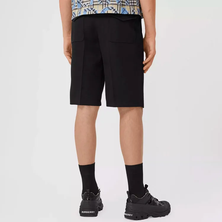 Burberry Casual Shorts Men Black-2