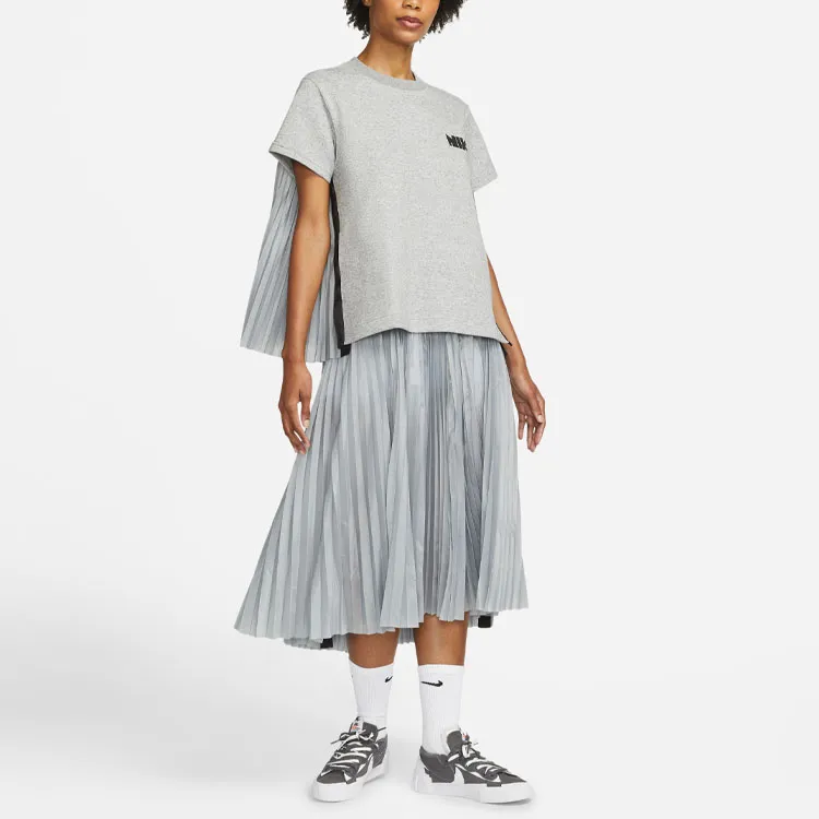 Sacai X Nike Casual Long Skirts Women's Gray-2