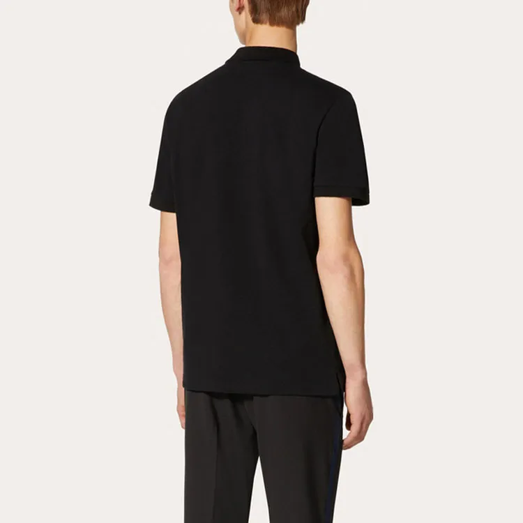 Valentino Polo Shirts Men Black-3