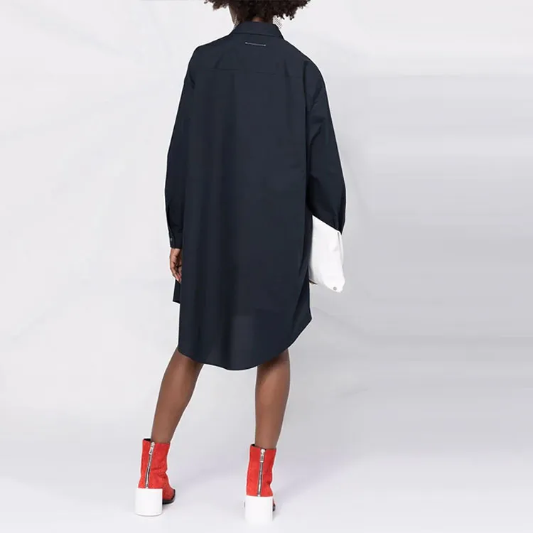 MM6 Maison Margiela Long Sleeved Dresses Women's Black-2