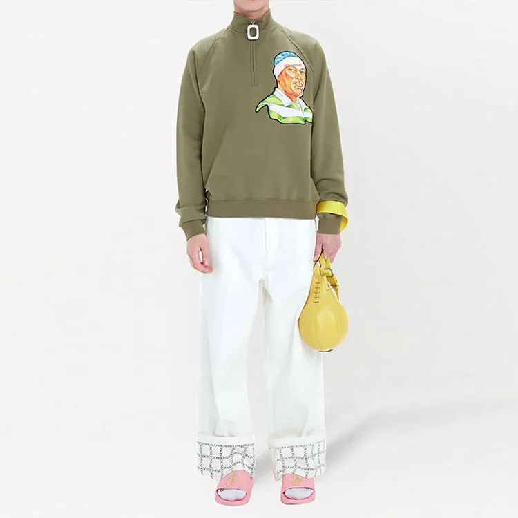 JW Anderson Sweatshirts Men Army Green-2
