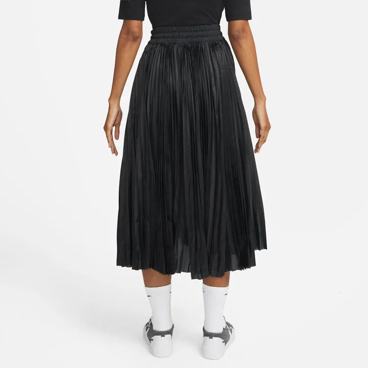 Sacai X Nike Casual Long Skirts Women's Black-3