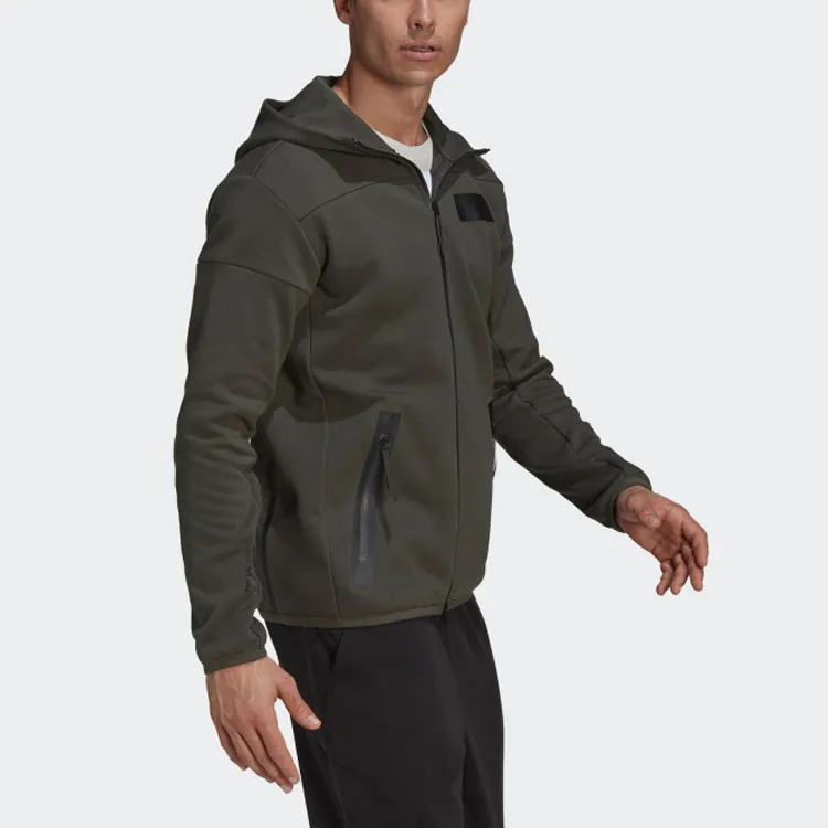 Adidas Jackets Men Deep Earthy Brown-3