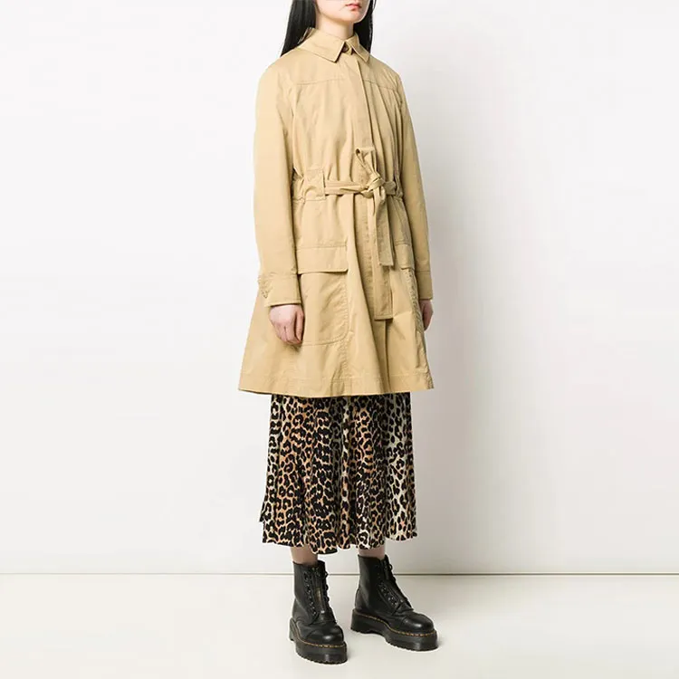 MOSCHINO Trench Coats Women's Light Umber-3