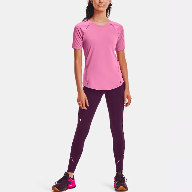 Under Armour Raglan Sleeve T Shirt Women's Pink-2