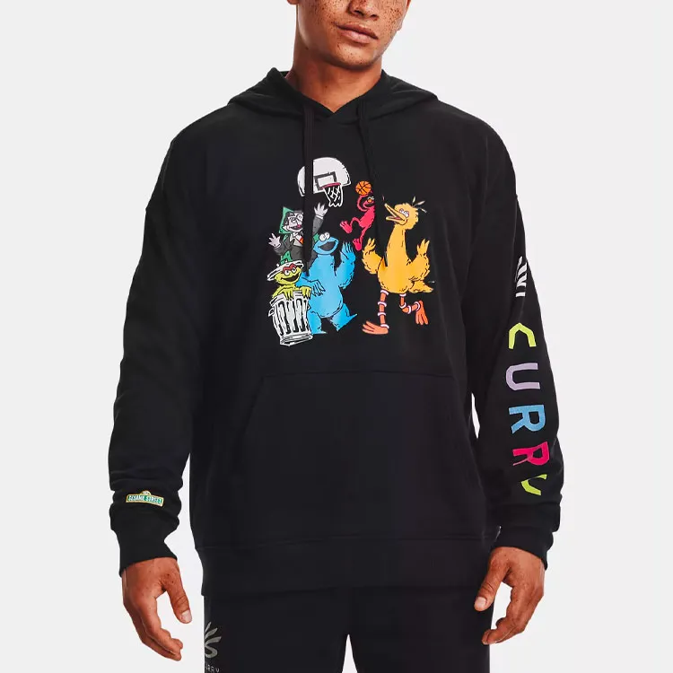 Under Armour Curry X Sesame Street Sweatshirts Men Black-2
