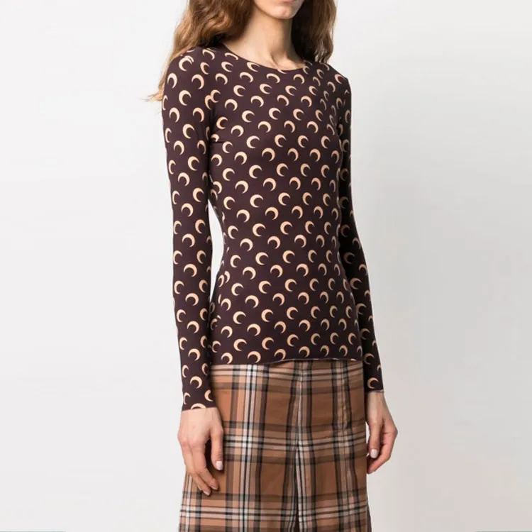 Marine Serre SS21 Knitwear Women's Brown-3