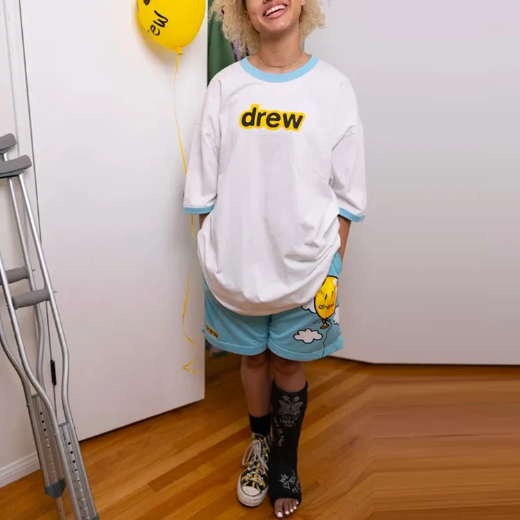Drew House Oversized Secret Ss Ringer Tee-2