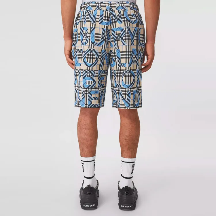 Burberry Vintage Check Drawstring Shorts-3