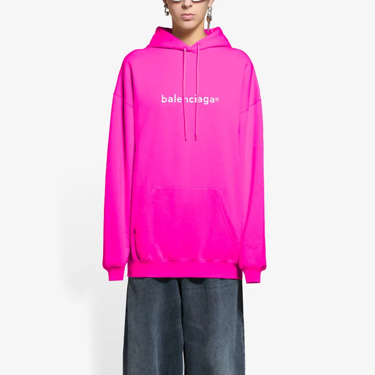 Balenciaga Copyright Hoodie 'Pink'-2