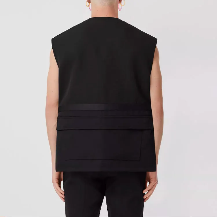 Burberry Zip Up Cargo Sleevless Vest-2