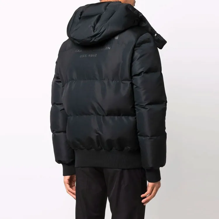 McQ Alexander McQueen Zipped Hooded Puffer Jacket-4
