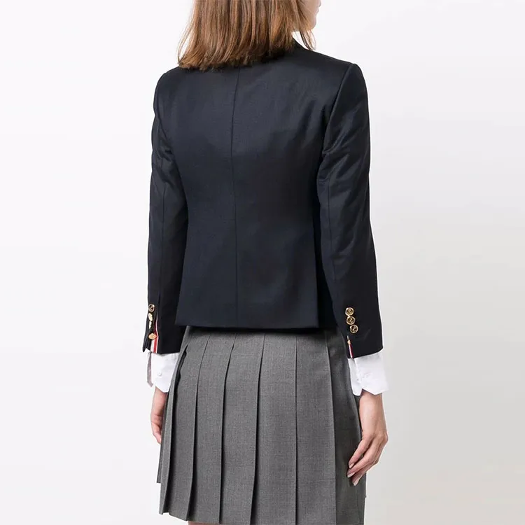THOM BROWNE Single Breasted Tailored Blazer-3