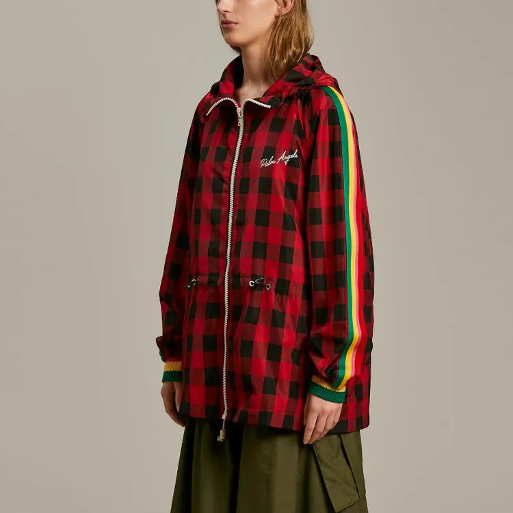 PALM ANGELS Embroidered logo Windbreaker-3