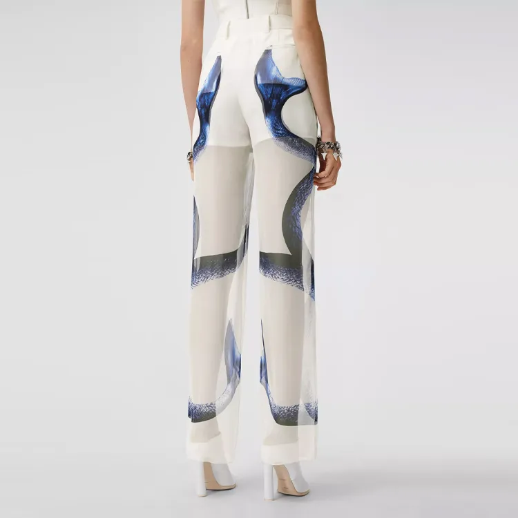 Burberry Casual Pants Women's White-2