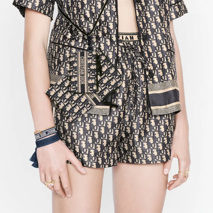 DIOR Casual Shorts Women's Navy-3