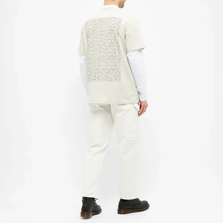 ruffle crew-neck T-shirt