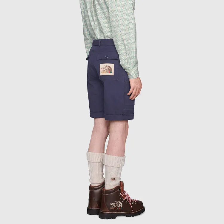 GUCCI x THE NORTH FACE Gucci X The North Face SS21 Casual Shorts Men's Blue-2