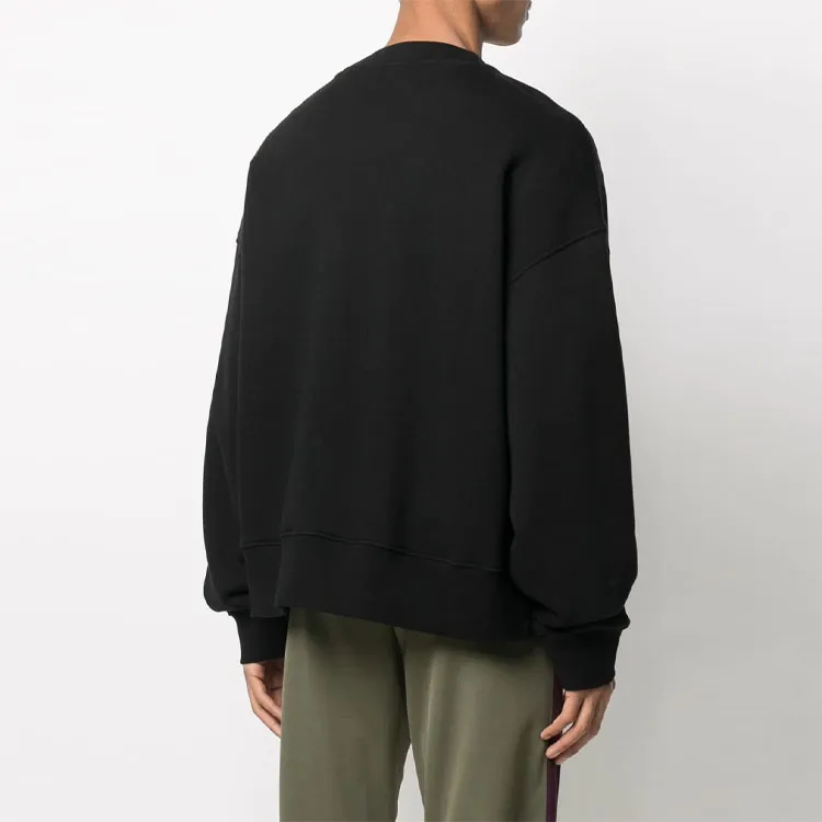 PALM ANGELS Hue Gothic Logo Crewneck Sweatshirt-1
