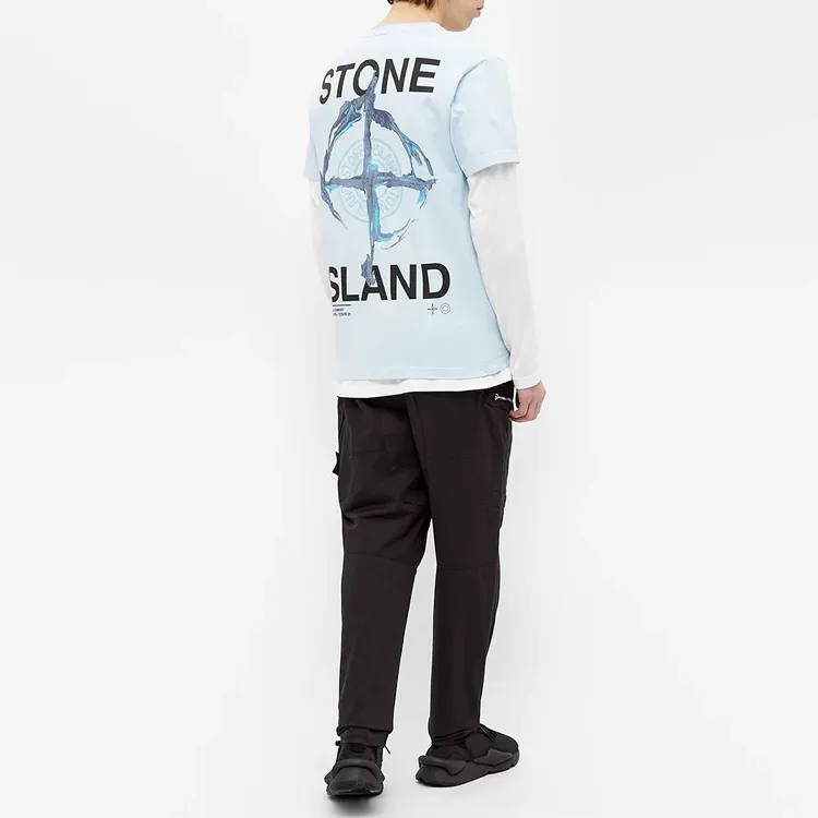 STONE ISLAND SS21 T Shirt Men's Blue-3