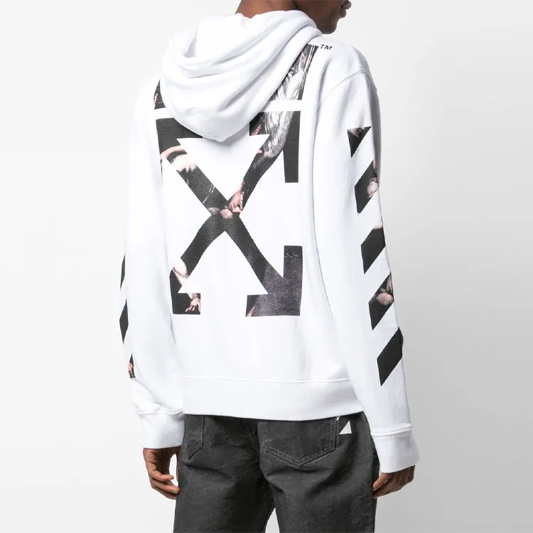 OFF WHITE Caravaggio Arrows Zip Up Hoodie-3