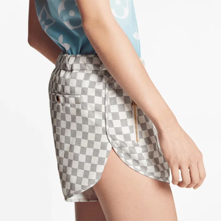 LOUIS VUITTON Casual Shorts Women's Light Gray-3