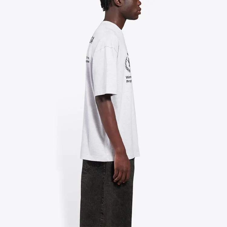 Balenciaga x Wfp T Shirt Men's Gray-5
