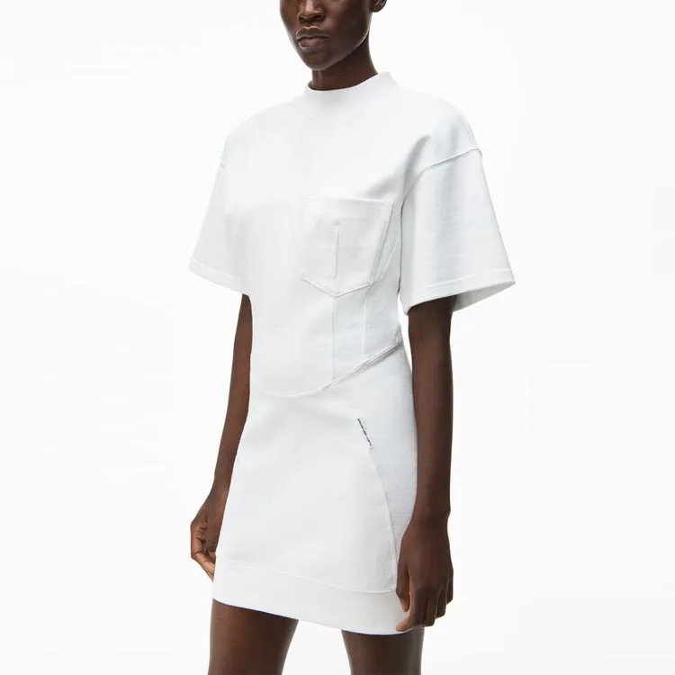 Alexander Wang Short Sleeved Dresses Women's White-3