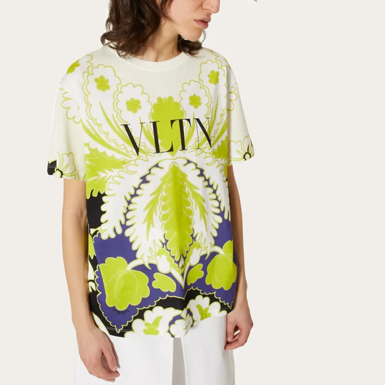 Valentino T-Shirts Men Light Green-5