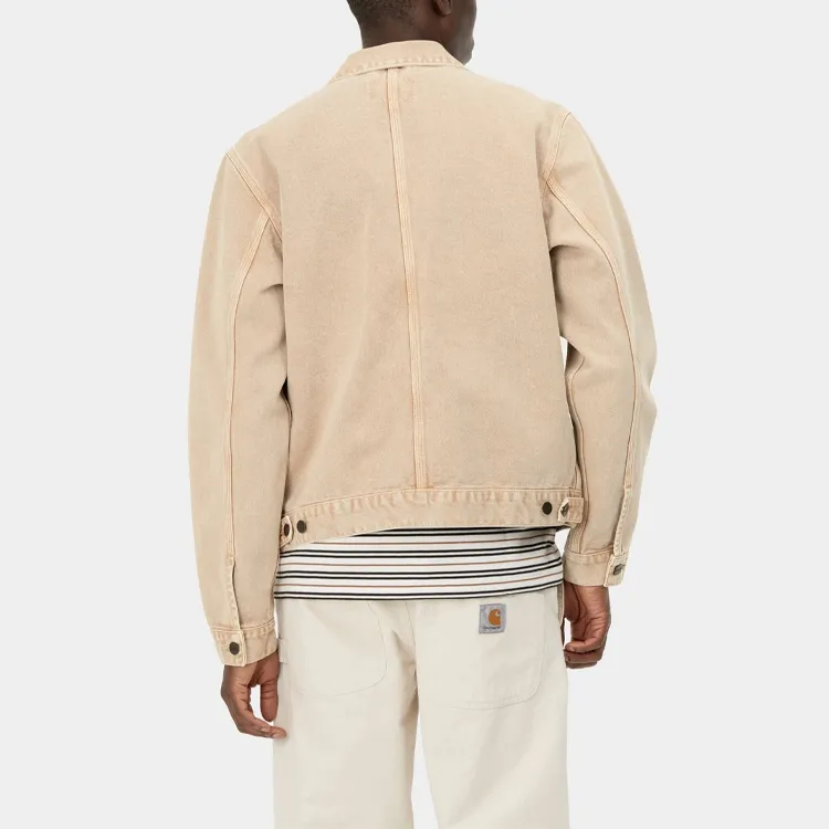 Carhartt WIP Denim Jackets Men Khaki-6