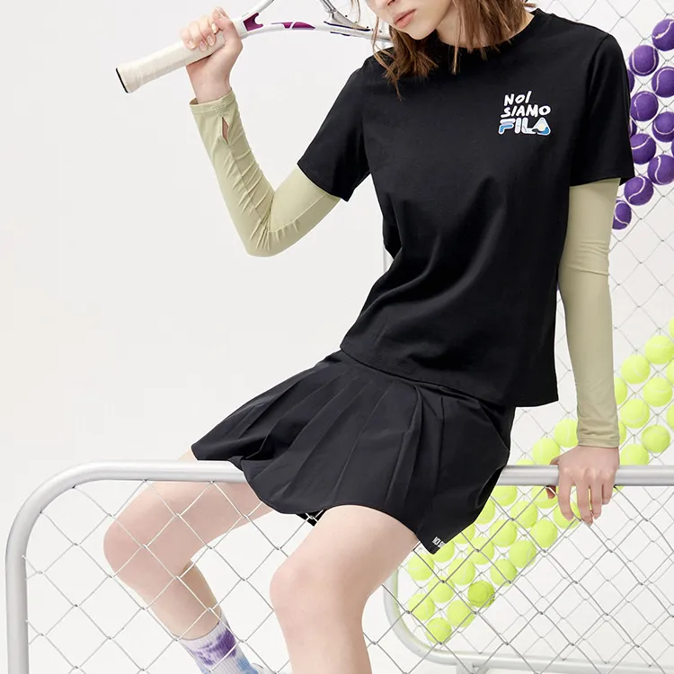 FILA FUSION T Shirt Women's Pitch Black-4
