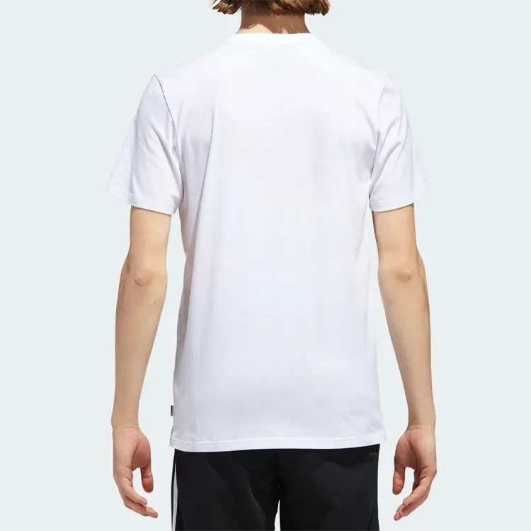 Adidas Originals Clover Series T Shirts Men White-3