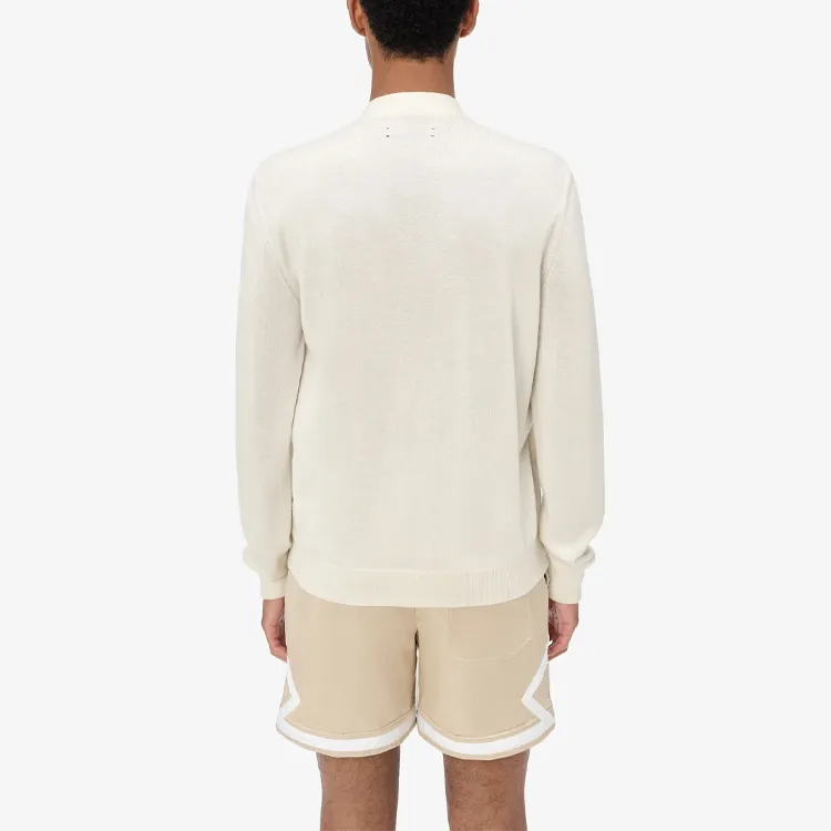 AMIRI Leather Front Cardigan-2