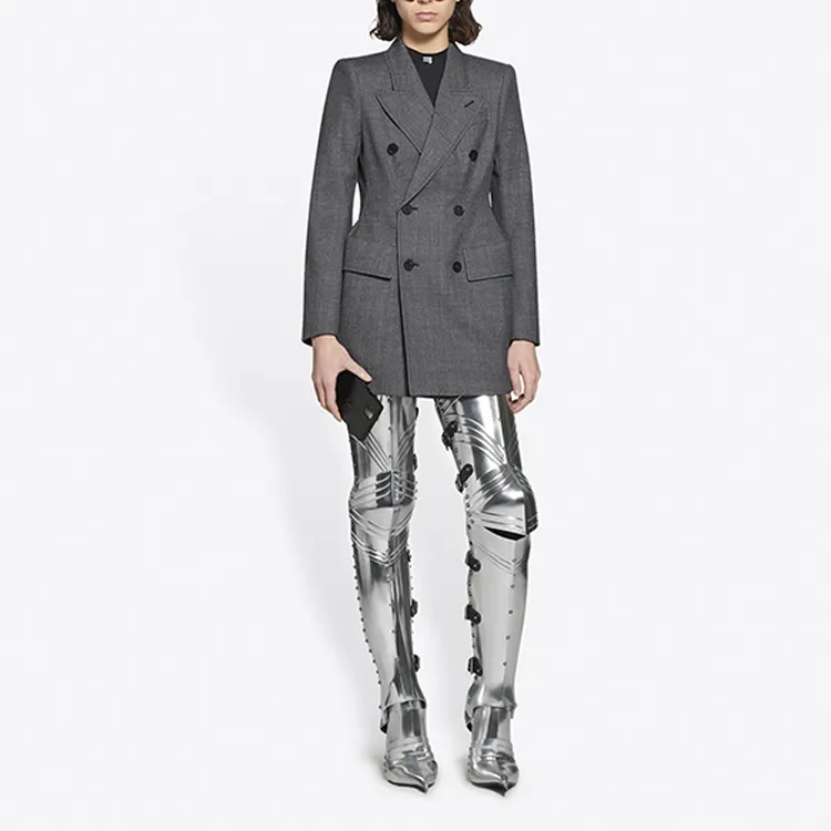 Balenciaga Coats Women's Gray-1