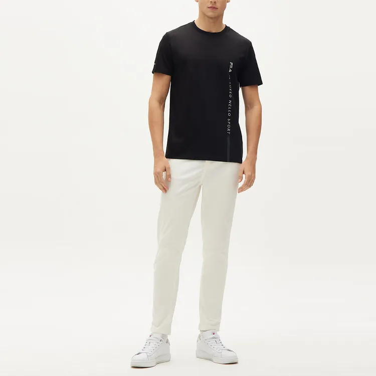 FILA T Shirts Men Black-4