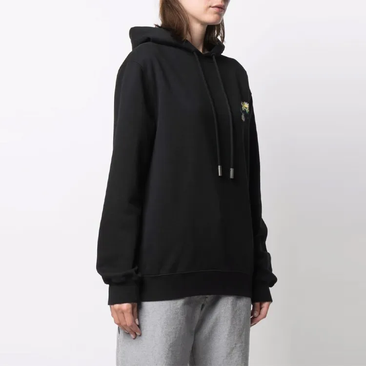 OFF WHITE Check Arrows Hoodie 'Black/White'-3
