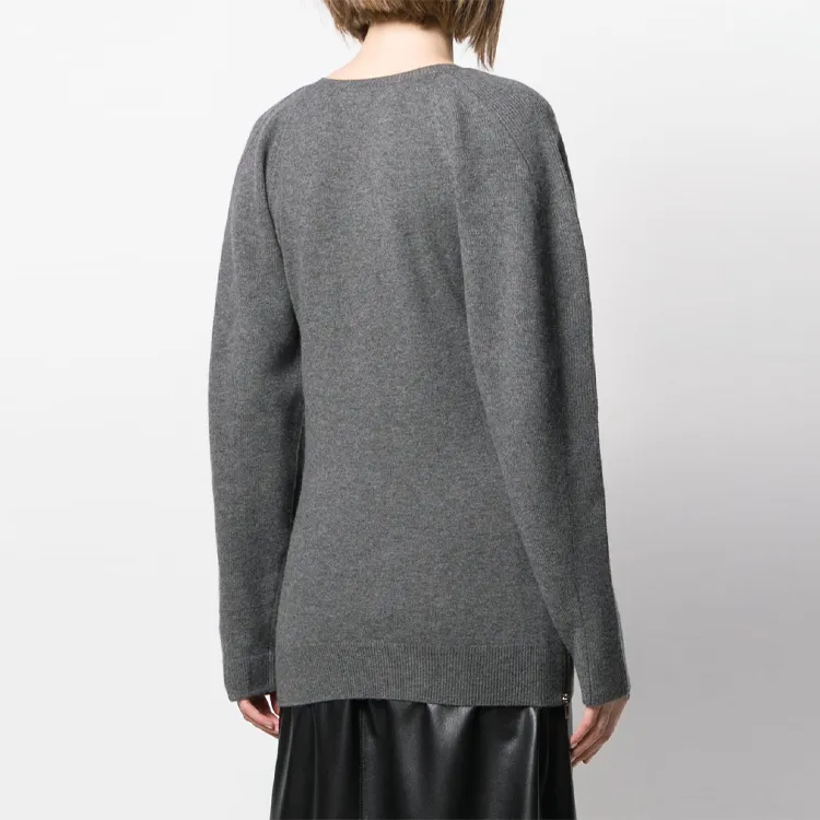 Stella McCartney Crewneck Side Zip Detail Jumper-2