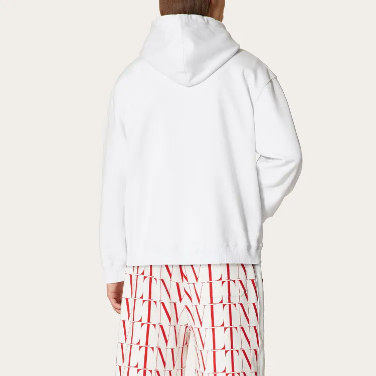 Valentino Vltn Logo Printed Long-Sleeved Hoodie-3