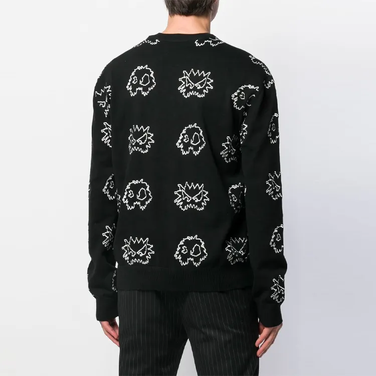 McQ Alexander McQueen Loose Fit Knitwear Men's Black-4