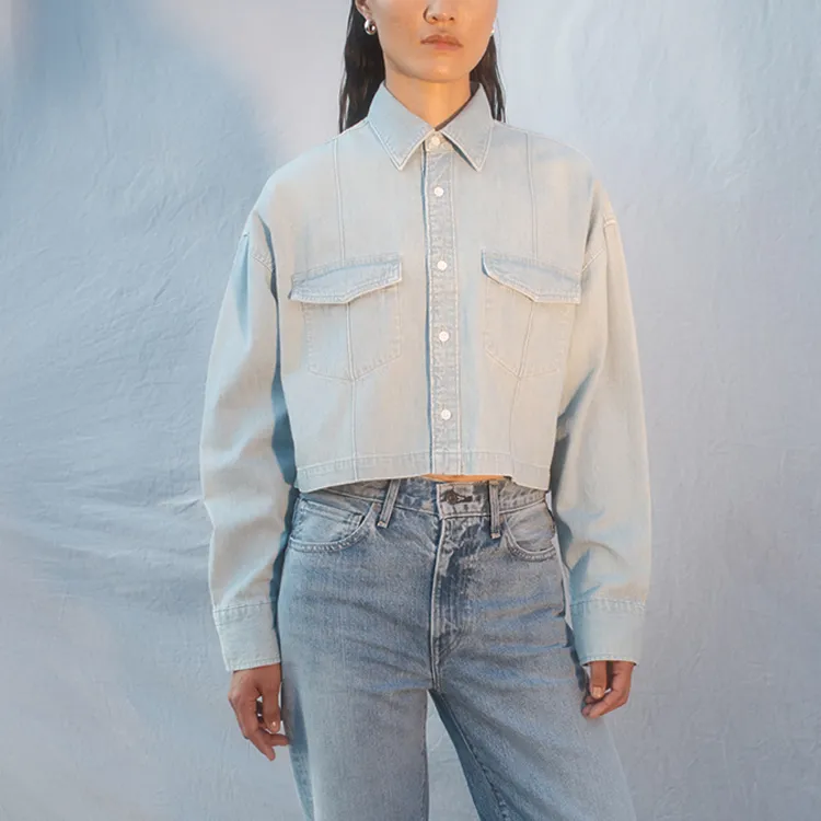 Levis Shirts Women's Blue-4
