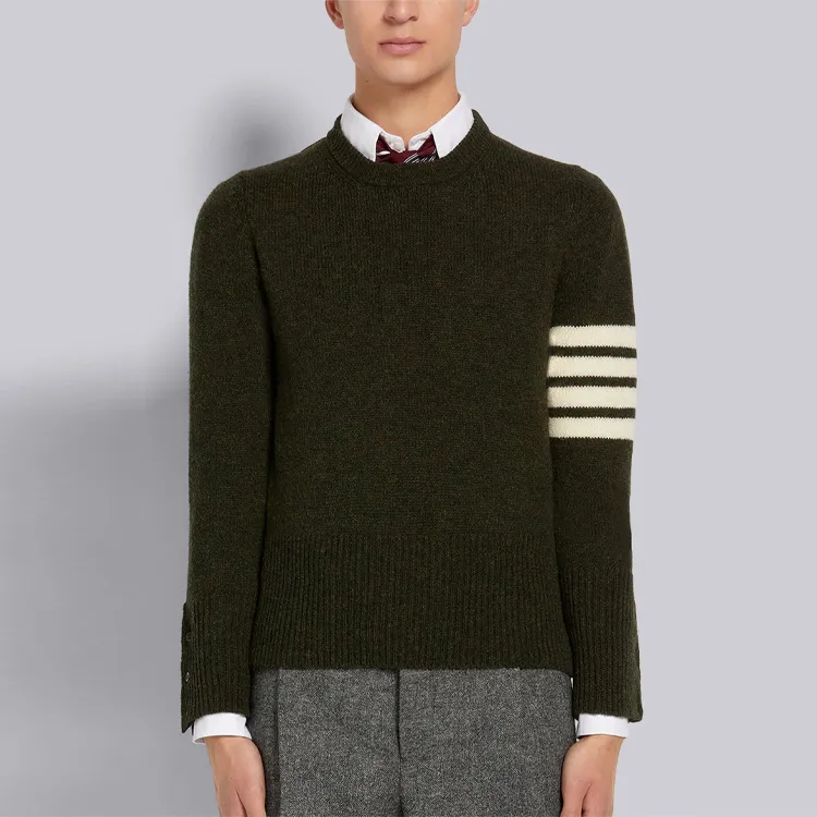THOM BROWNE Sweaters Men Grass Green-2