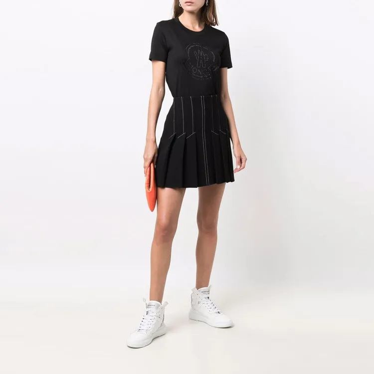 Moncler Embellished logo Short sleeve T shirt-1