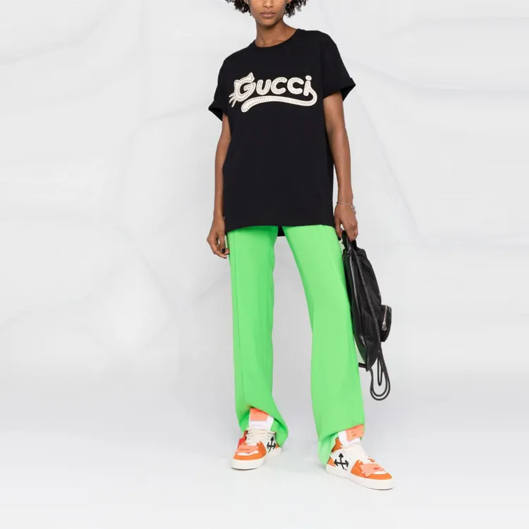 GUCCI FW21 Regular T Shirt Women's Black-2